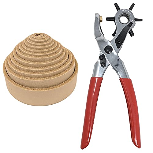 You Can Buy This Bundle And Save A Leather Hole Punch And A 7/8" Neutral Leather Strap Together #TOP6