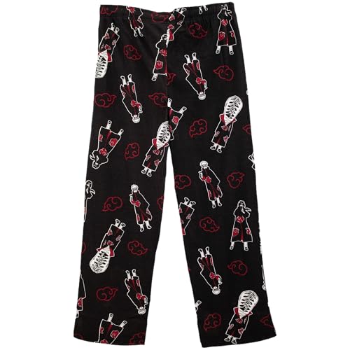 Ripple Junction Naruto Shippuden Men's Lounge Pants Akatsuki Cloud Itachi Pain Zetsu All Over Print Anime Officially Licensed3