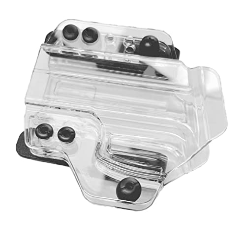 Clear See Through Red Dot Optic Ready IWB/OWB Right Hand Holster for Sig P365/P365 SAS/P365X/P365XL with Optic Cut Compatible with Docter, Shield RMS, Sig Romeo Zero, Holosun 508T/507C Red dot