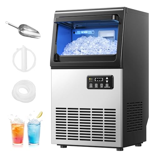 EUHOMY 80lbs Nugget Ice Maker
