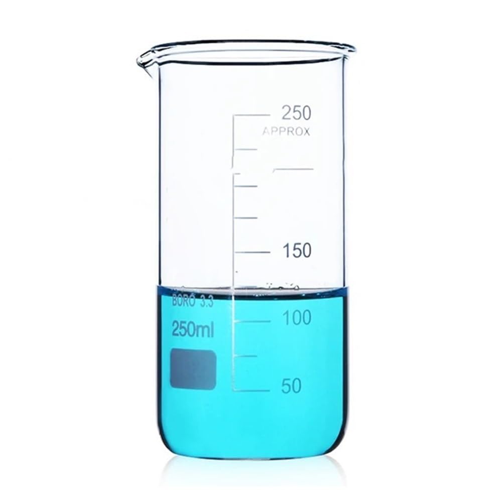 Vetreria da laboratorio Becher graduato in vetro borosilicato ad alta concentrazione in laboratorio(2000mL 1pcs)