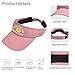 Dad Jokes in Dad-a-Base Vintage for DadSun Visors for Women HatSun Visor Hats for Adult Running CapSun Visor Hats Pink