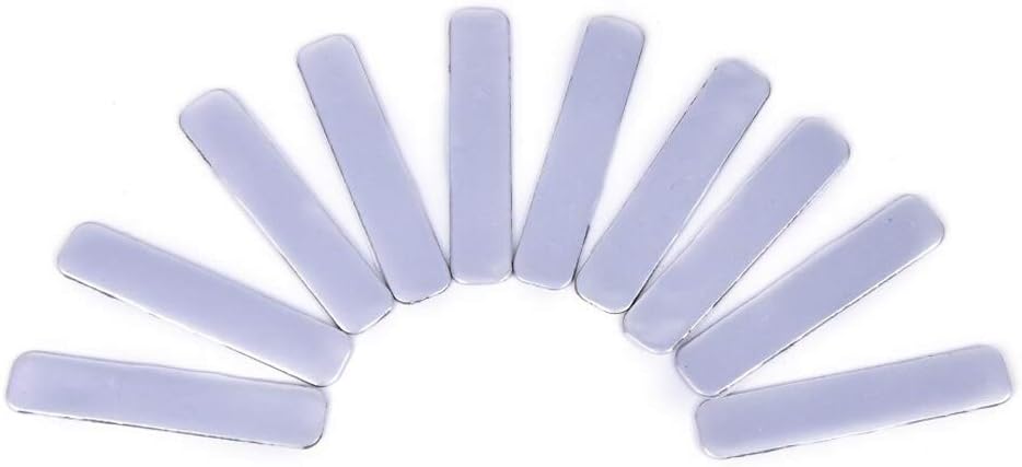 HOW TRUE 10 Pcs Golf High Density Lead Tape Strips, Adhesive Add Weight Lead Tape Thickness for Driver Fairway Hybrid Iron Clubs Head Tennis and Fishing