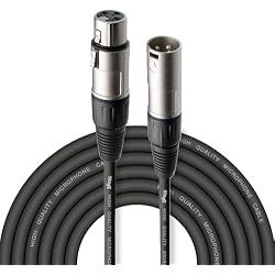1 of Stagg SMC6 6 metre standard microphone cable | 6 metre mic cable, XLR male to XLR female, RoHS compliant — for microphones, PA systems, mixers, recording & live sound