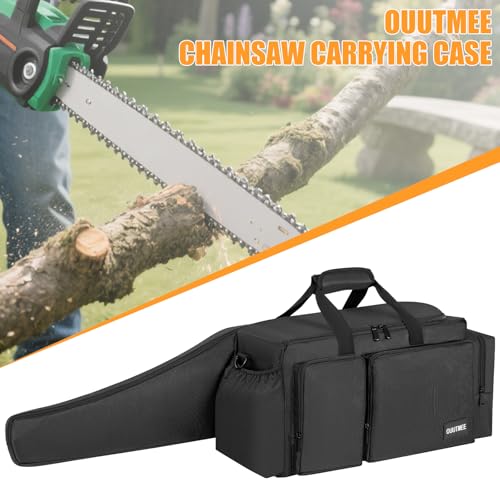 OUUTMEE Chainsaw Carrying Case, Waterproof Foldable Chainsaw Storage Bag Compatible with EGO, Dewalt, Greenworks 14 & 16 & 18 Inch Cordless Power Chainsaw & Accessories by OUUTMEE - Image 7