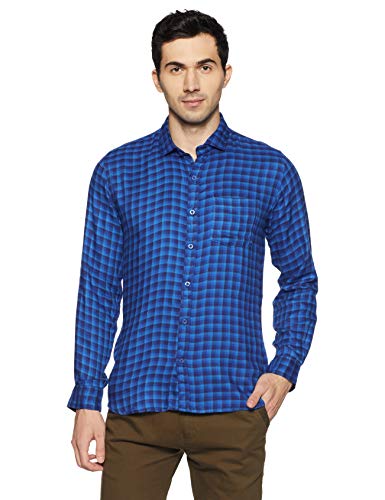 Image of Ruggers by Unlimited Men's Checkered Regular Fit Casual Shirt