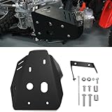 WIKIBB Aluminum Black Skid Plate for Honda CRF110F 2019–2024