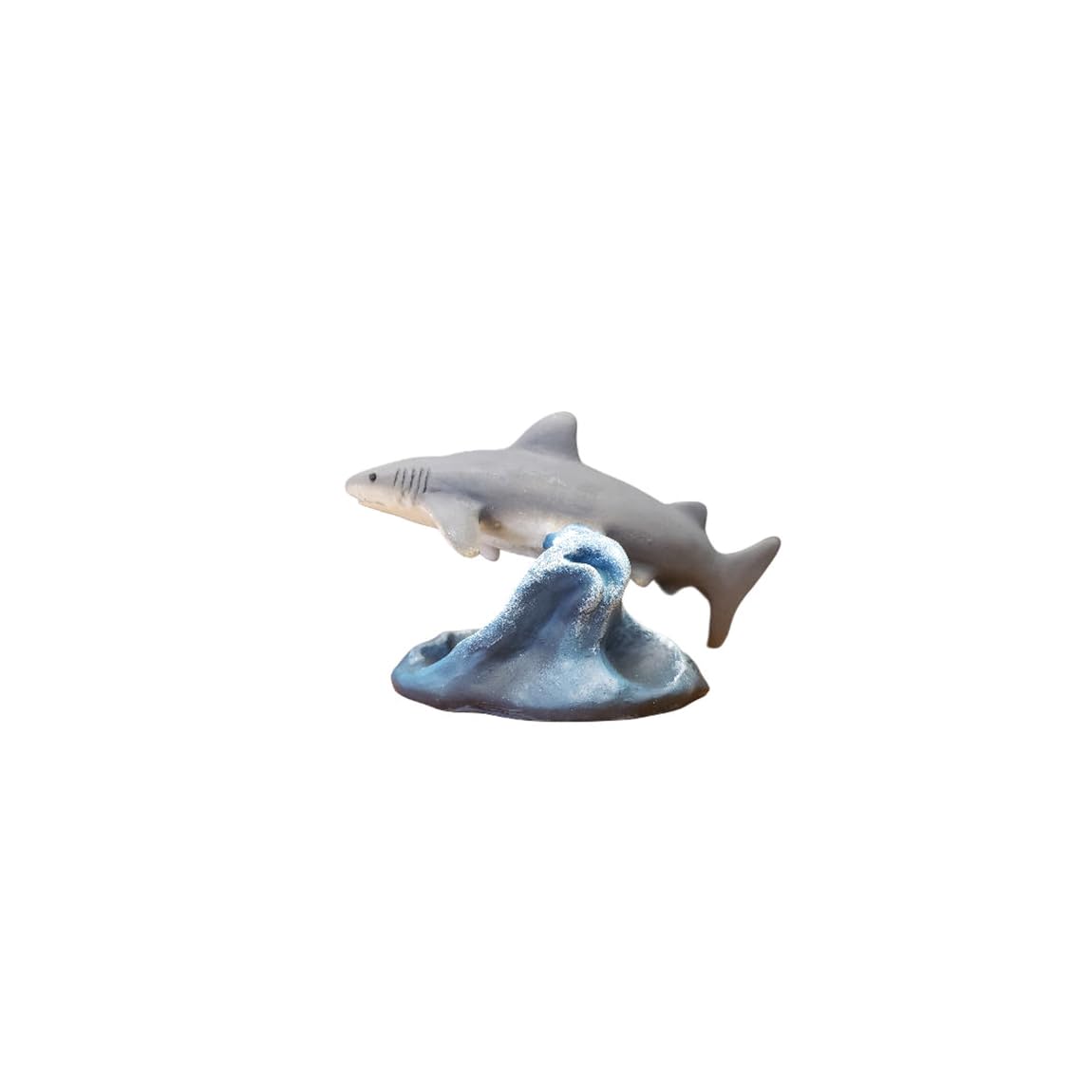 Figurine requin tigre statuette animal de la mer collection miniature en résine