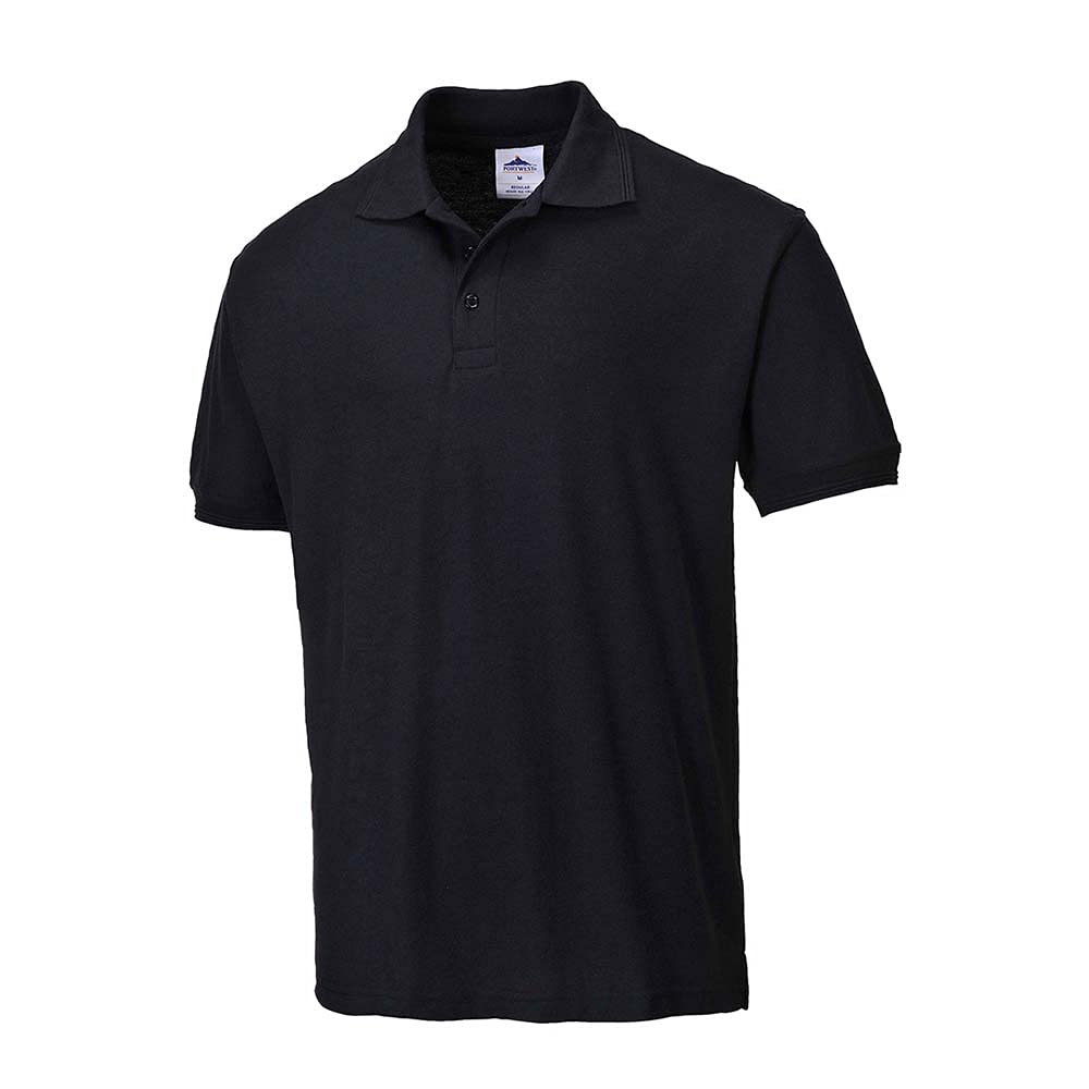 Stalwart A735-S Polo Shirt, Black, Small