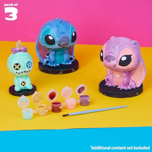 Peinture plâtre Stitch pack de 3 figurines pour activité manuelle