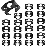 COZERI 20 Stück hochwertig Halteklammer Haltefeder Bremsschlauch Bremsleitung,Auto-Bremsschlauch Schellen,171611715 4D0611715B für Volkswagen Golf, Scirocco, Audi, Bremsleitung Halterung