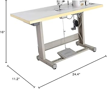 Juki DDL-8000A Direct-drive، Lockstitch USB Voice Thread Trimmer، Table