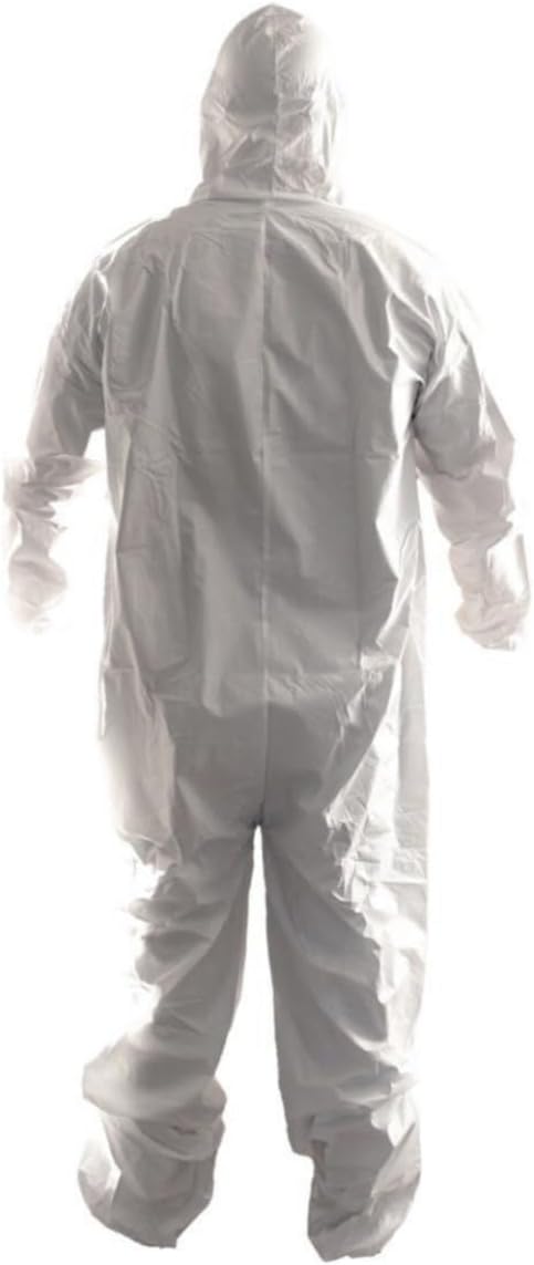 Disposible Micro-Porous Coverall - 60 mil Micro-Porous w/Hood and Elastic Ankle and Wrist - Single Suit
