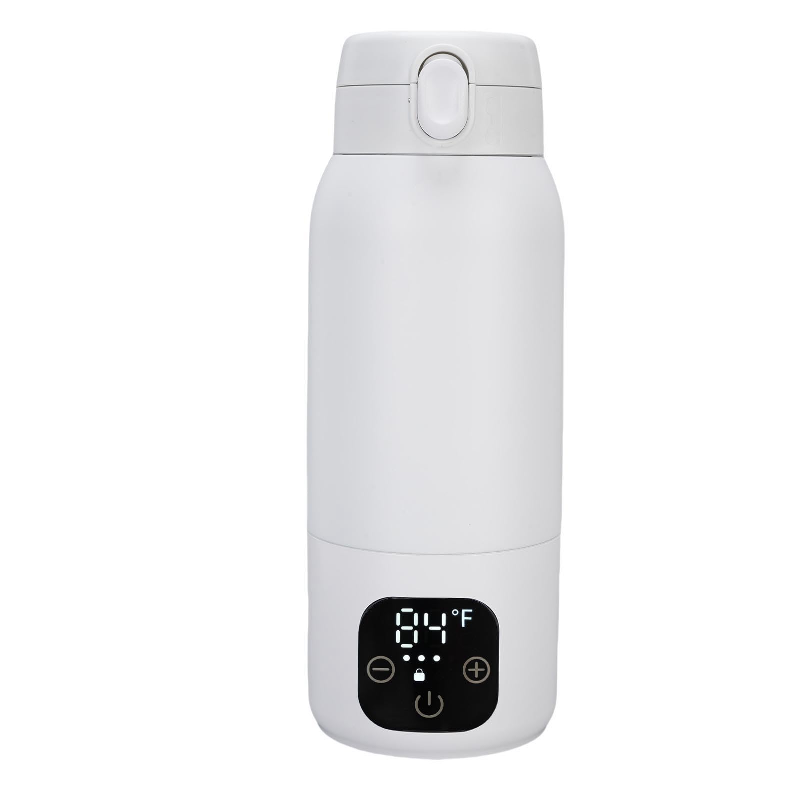 Pissente Podróżny Czajnik Elektryczny Bezprzewodowy Przenośny Podgrzewacz Wody 500 Ml USB Szybkie Podgrzewanie Stal Nierdzewna 316 z regulowaną temperaturą do Herbaty Kawy Mleka