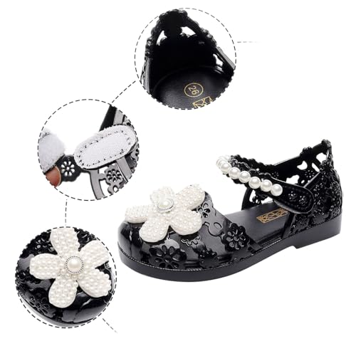 IWIHMIV Girls Jelly Sandals Summer Dress Flat Bottom Comfortable Breathable Shoes for Girl Closed Toe Beach Sandals2