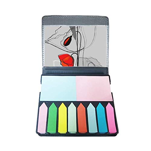 Peinture Coquelicot Art Line Note Repositionnable pour Papeterie Premium