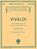 Spring: Schirmer Library of Classics Volume 1934 Violin and Piano