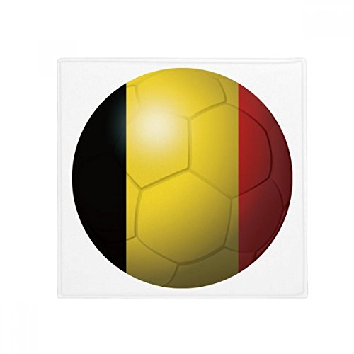 DIYthinker Bélgica Fútbol Nacional a la Bandera de la Copa Mundial de Lucha contra el Piso resbaladizo Pet Square Mat Baño Sala Cocina Puerta 60 / 50Cm Regalo 60X60Cm