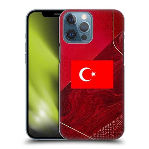 Coque Turquie iPhone 13 Pro Max rigide football drapeau turc Head Case