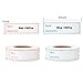 300pcs Removable Freezer Labels, Yoget 1 x 3 Inch Food Storage Stickers, Refrigerator Freezer Paper Label Easy Clean Leaves No Residue, 2 Color Food Labels Roll