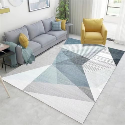 Alfombra infantil de carretera gris RUGMRZ: diversión lavable y diseño geométrico de 80x120 cm 2