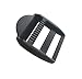 60 Pcs 1" (25mm) Plastic Tension Locks Triglide for Belt Backpack Camping Bag Belt Suitcase (Black)
