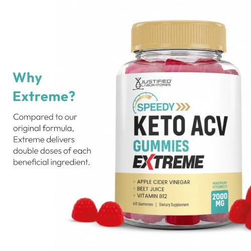 Justified Laboratories Speedy Keto ACV Gummies
