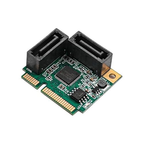 Carte Mini PCI-E vers SATA 2/4 ports pour ajouter un disque dur interne PC