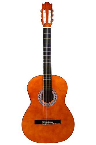 Image of Juarez 39C /N Classical Guitar Full Size Deluxe Nylon Strings, Natural Gloss Finish