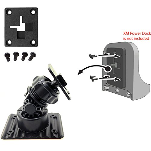 image for ChargerCity Sirius XM Satellite Radio Multi Adjust Adhesive Car Truck 