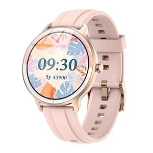 Smartwatch Damen Herren – 1.27" Smart Watch mit Bluetooth Anrufe, WhatsApp/App-Benachrichtigu... Herzfrequenz, Schlafmonitor, 120+ Sportmodi, IP68 Wasserdicht – Fitnessuhr Kompatibel mit iOS Android