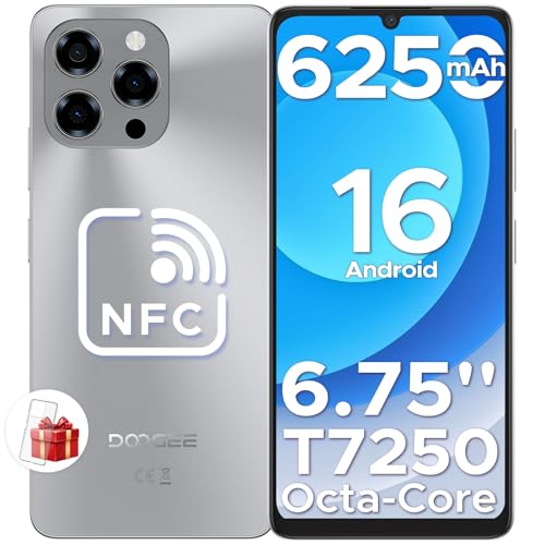 DOOGEE Note 58 Smartphone Android 16, 32(8+24)GB+128GB/2TB TF Cellulare, 6.75"