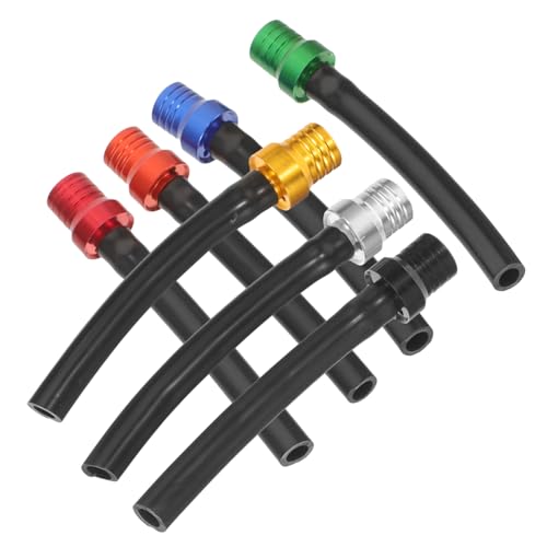 Tapones de depósito y manguera para rutas en moto off-road todo el año, metal