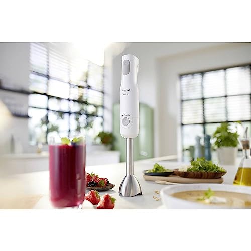 Philips Staafmixer Viva Collection - ProMix-mengtechnologie - 650 W - Antispat mesbeschermer - Snelle ontkoppeling met 1 knop - Ergonomisch design - Inclusief beker - HR2534/00 - Afbeelding 4