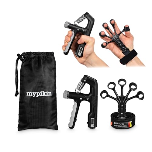 Handtrainingsset Fingertrainingsset 3er-Pack Handtrainer 10-100KG Handstärker, 4-Stufen Fingertrainer, Griffkraft, Handgelenk Trainer, Einstellbare Widerstände, Batteriefrei, Aufbewahrungstasche Handtrainingsset Fingertrainingsset 3er-Pack Handtrainer 10-100KG Handstärker, 4-Stufen Fingertrainer, Griffkraft, Handgelenk Trainer, Einstellbare Widerstände, Batteriefrei, Aufbewahrungstasche