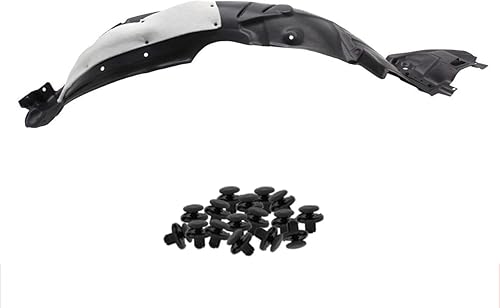 Parts N Go Forro de guardabarros con clips para Corolla 2017-2019 delantero izquierdo lado del conductor TO1248210 5387602660