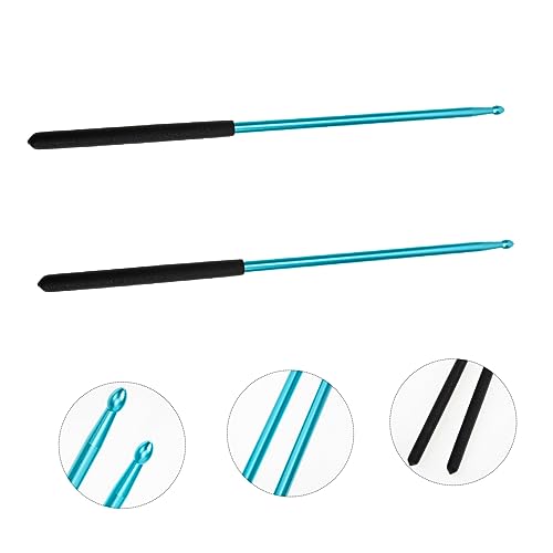Baquetas profesionales Toyvian para banda marcial, par de baquetas 5A para batería, ideal para principiantes miniatura 6