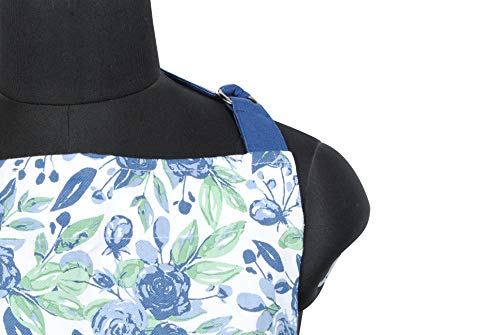 Amour Infini – Conjunto de cozinha floral em flor | 100% algodão lavável na máquina | Conjunto de av