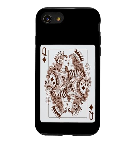 ���Y�r�A�� �J�b�v�� �_�C�������h�̏��� �J�[�h �Q�C�v���C�h�� LGBTQ �X�}�z�P�[�X iPhone SE (2020) / 7 / 8 �p