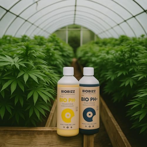 Weedness BioBizz pH+ Plus 250 ml + pH- Minus 250 ml Flüssig - ph-senker Heber Dünger Pflanzen Grow Anbau Indoor Down Granulat Tomaten Rasen Orchideen