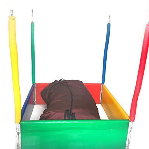 SACO COLETOR DE BOLINHAS PARA PISCINA DE BOLINHAS 1,2X1,2 MODELO CASINHAS