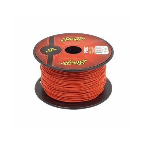50 Foot Section of Stinger 18 Gauge Red Primary Remote Wire