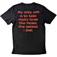 Rock Off officially licensed product All Sizes High quality soft-style cotton unisex t-shirt Do not tumble dry, machine wash at 30�C Don't bleach, dry low, don't iron decoration.