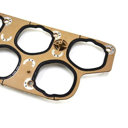 Image of Engine Upper & Lower Intake Gaskets Set Compatible with 2004-2011 Buick Lacrosse Rendezvous Cadillac CTS SRX STS Malibu Pontiac G6 G8 Saturn Aura 3.6L 12598158