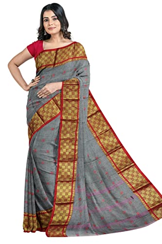 Image of Woven Tangail Pure Cotton Saree