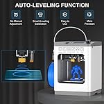 WEEFUN-Upgraded-Tina2-3D-Printer-Auto-Leveling-DIY-3D-Printers-for-Beginners-Fully-Open-Source-with-Resume-Printing-LCD-Screen-and-Removable-Magnetic-Build-Plate-Work-with-PLAPLA-ProTPU-Filament