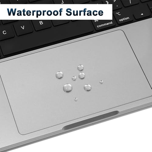 Arisase Trackpad-Schutz für MacBook Pro 14,2 Zoll (M5/M4/M4 Pro/M4 Max Chip), transparent, Laptop-Touchpad, Schutzzubehör für MacBook Pro 35,6 cm (14,2 Zoll) (A3434/A3112/A3401/A3185), 2 Stück