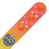 Mont Bleu Crystal Nail File hand decorated with crystals from Swarovski® | Universal Size, Hand Made, Czech Tempered Glass, Lifetime Guaranty