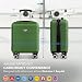 LUGG Jetset 15" Lightweight Cabin Suitcase - EasyJet Underseat Carry On Luggage, ABS Hard Shell, Scratch-Resistant Finish, Secure Lock, Smooth 360° Spinner Wheels (45x33x20cm)