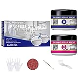 ≌Restauración : el kit de reacabado de bañera puede reparar grietas, agujeros, reparar rayones y marcas, reparar astillas y abolladuras. Funciona en cualquier superficie de porcelana o cerámica como inodoros, baldosas, paredes, lavabos, bañeras.
